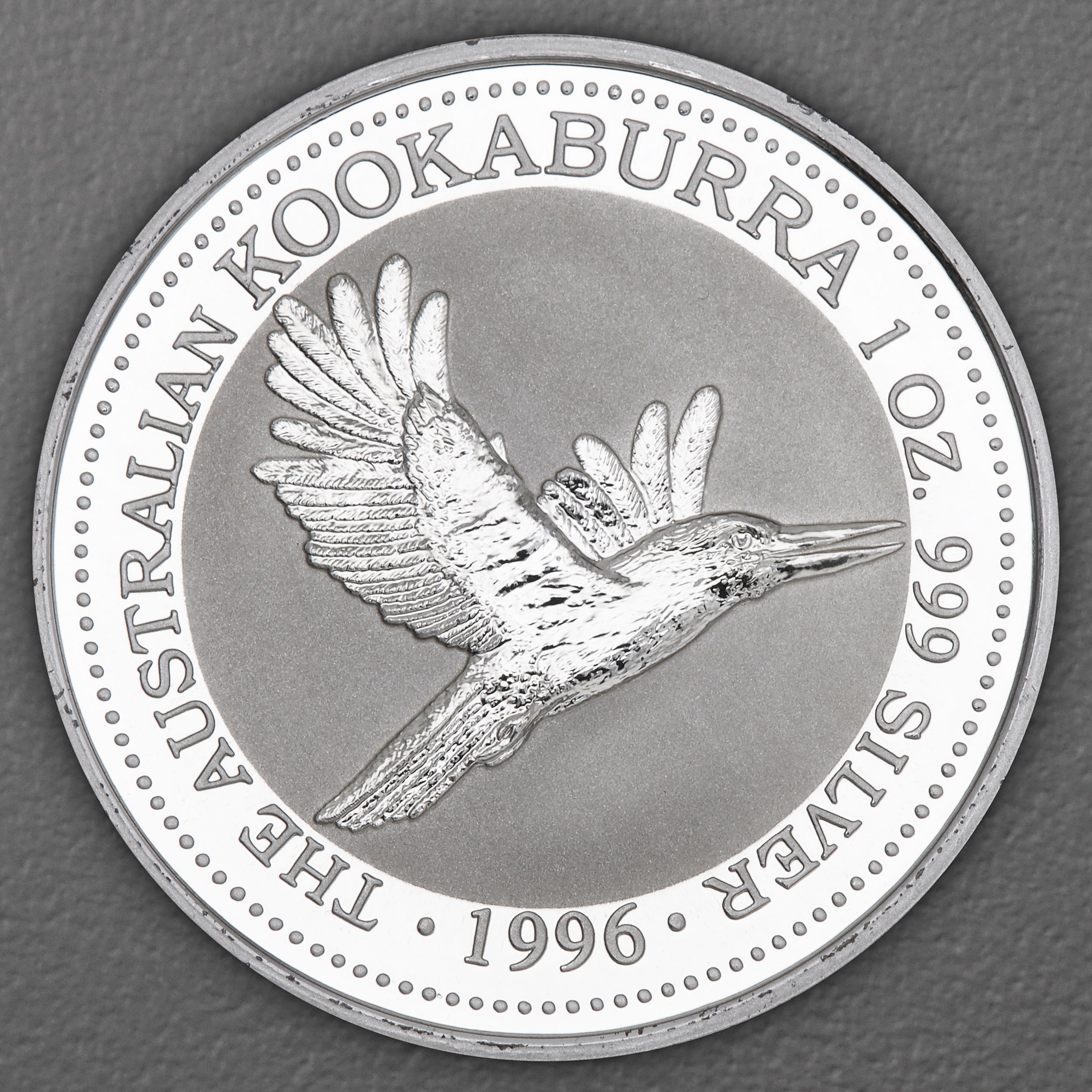 Silbermünze 1oz "Kookaburra" 1996 (Australien) - Hauptansicht