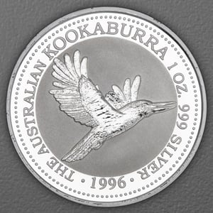 Silbermünze 1oz "Kookaburra" 1996 (Australien) - Hauptansicht