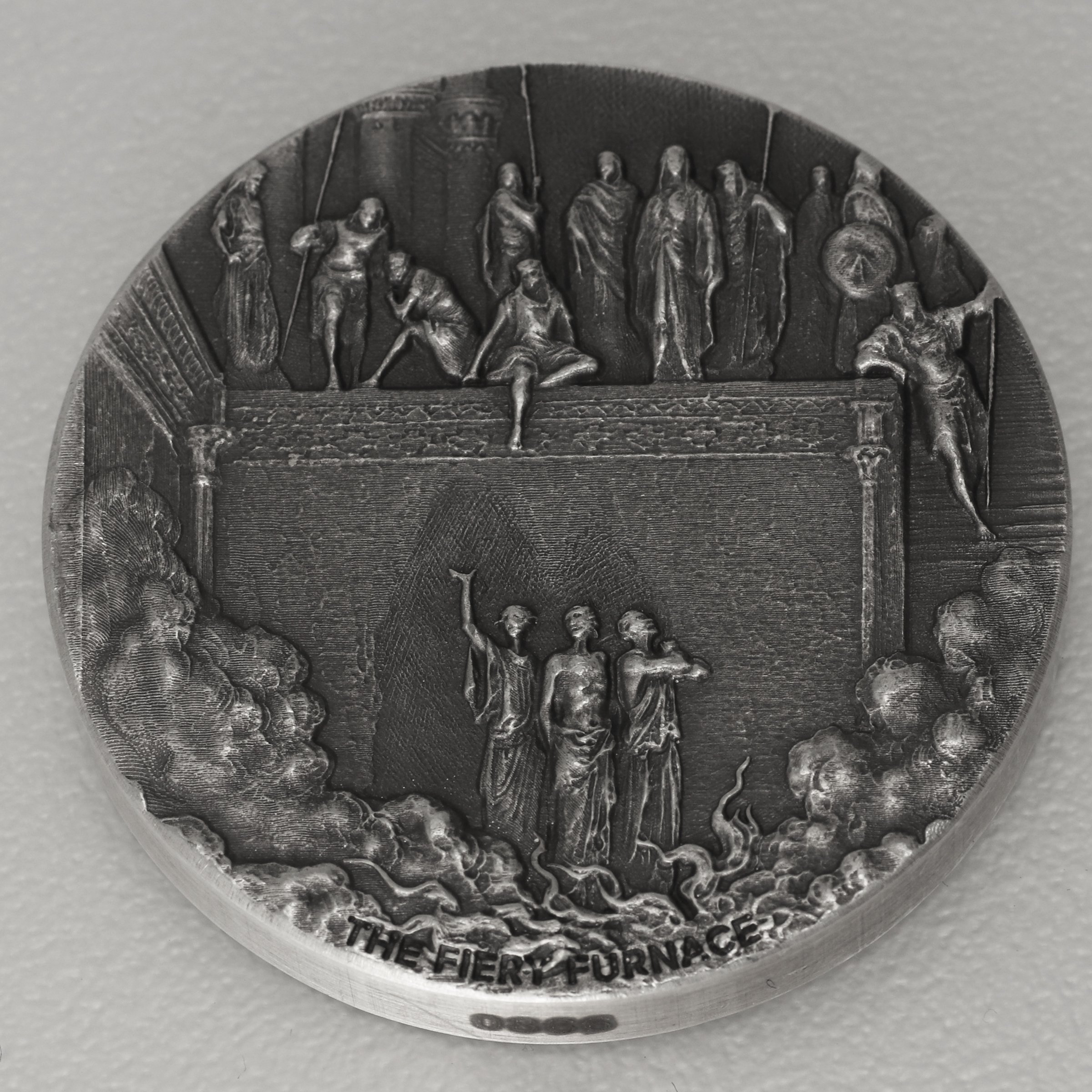 Silbermünze 2oz "The Fiery Furnace" 2020 (AF) Biblical (Niue) - Detailansicht 2