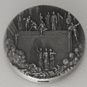 Silbermünze 2oz "The Fiery Furnace" 2020 (AF) Biblical (Niue) - Miniaturansicht 3