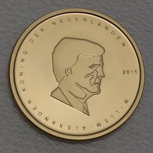 Goldmünze 10 Euro "Waterloo" 2015 (Niederlande) - Miniaturansicht 2
