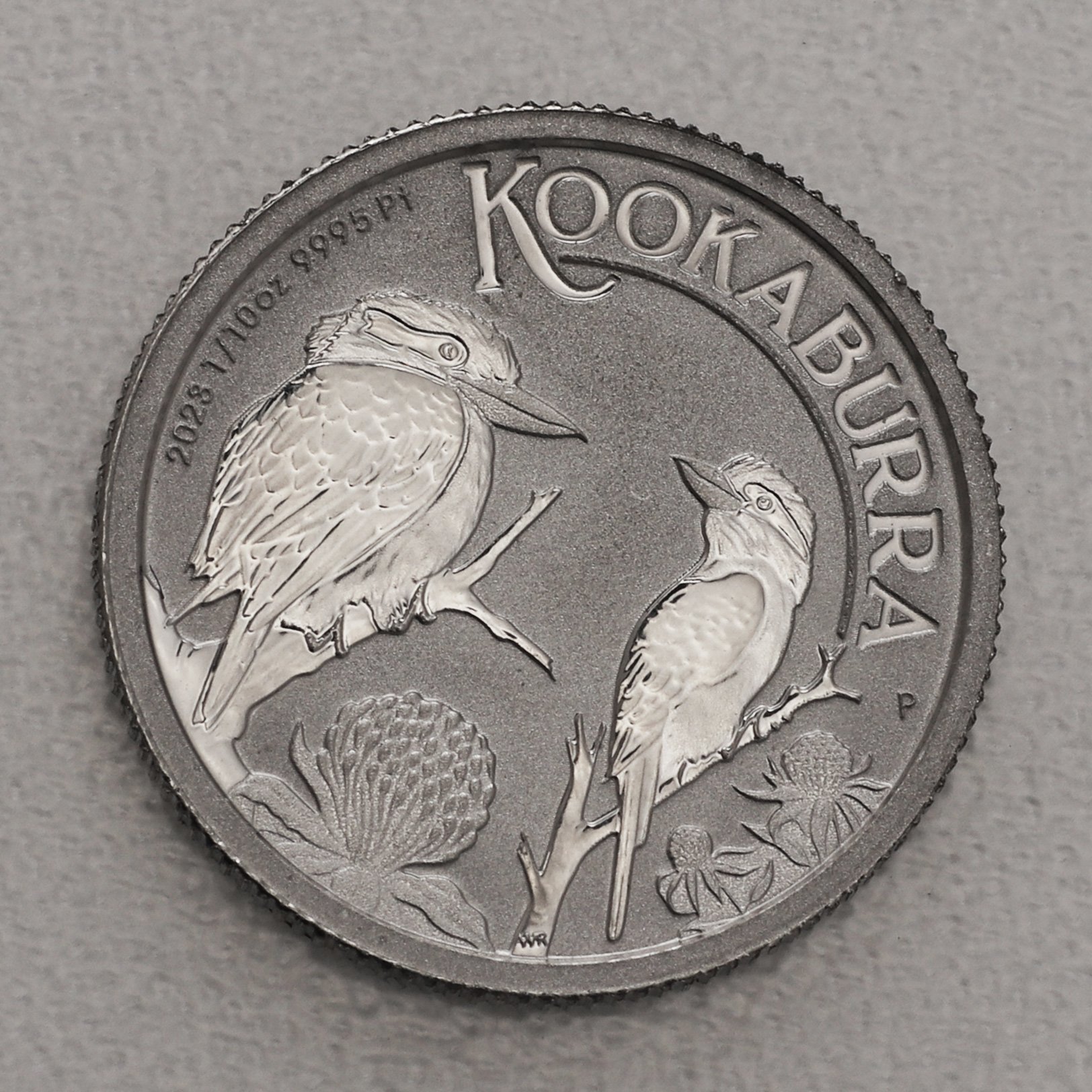 Platinmünze 1/10oz "Kookaburra" 2023 diff. (Australien) - Hauptansicht