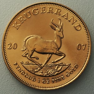 Goldmünze 1oz "Krügerrand" 2007 (Südafrika) - Hauptansicht