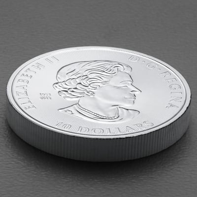 Silbermünze 2oz "Smilodon Säbelzahntiger" 2023 Ice Age 19% (Kanada) - Miniaturansicht 4