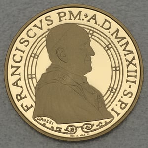 Goldmünze "50 Euro - 2013" Leo X. (Vatikanstadt) - Miniaturansicht 2