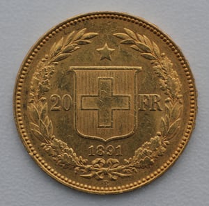 Goldmünze 20 SFR "Helvetia" (Schweiz) - Miniaturansicht 2