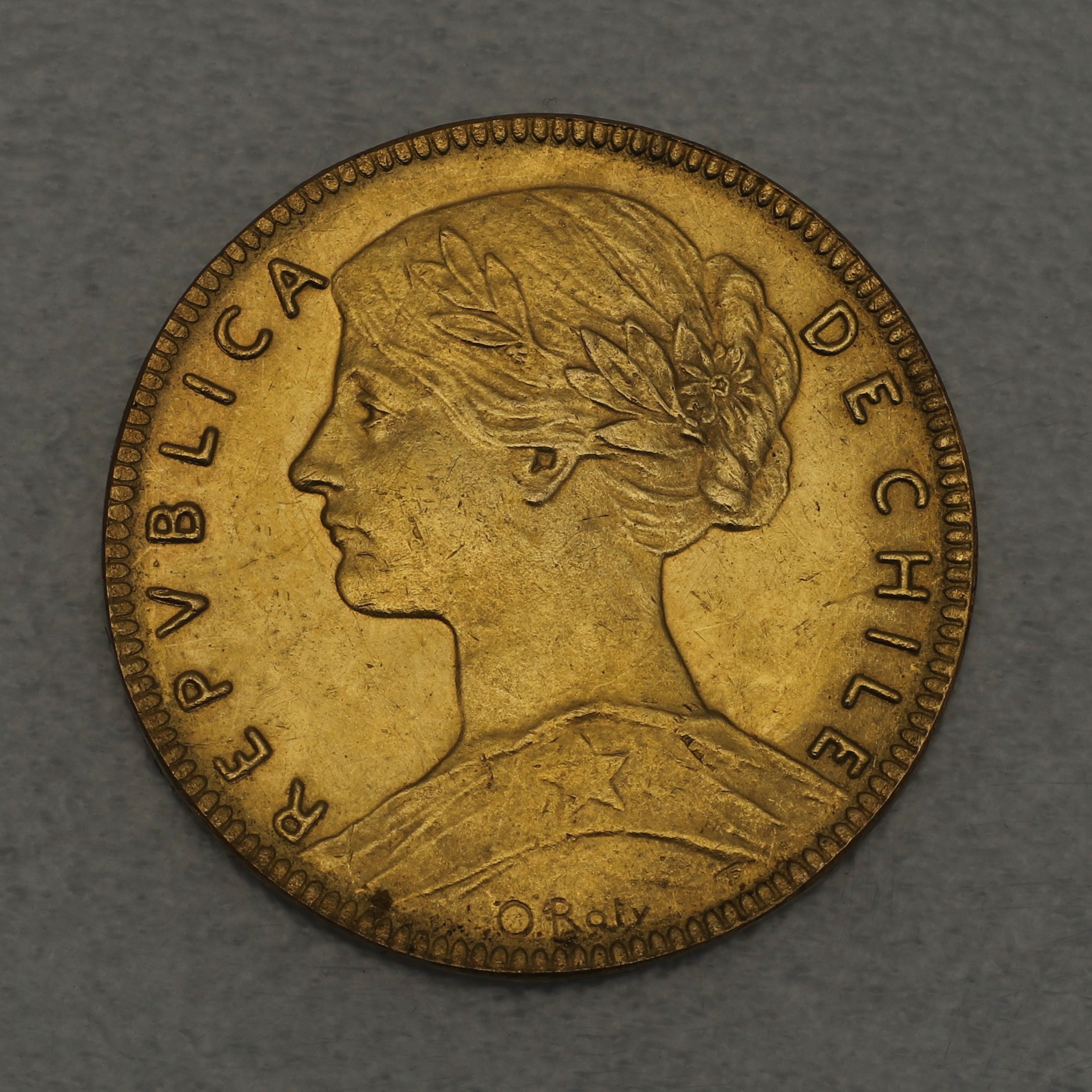 Goldmünze 20 Pesos "Liberty" 1896-1917 (Chile) - Hauptansicht