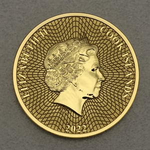 Goldmünze 1oz "Gold Star" 2022 (Cook Islands) - Miniaturansicht 2