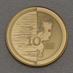 Goldmünze 10 Euro "Wasserland-Zehner" 2010 (Niederlande) - Hauptansicht