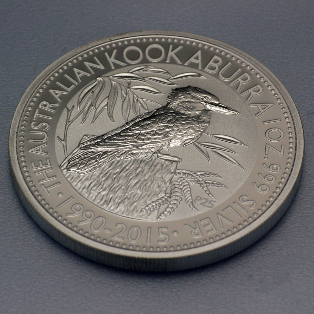 Silbermünze 1oz "Kookaburra" 2015 (Australien) - Detailansicht 2