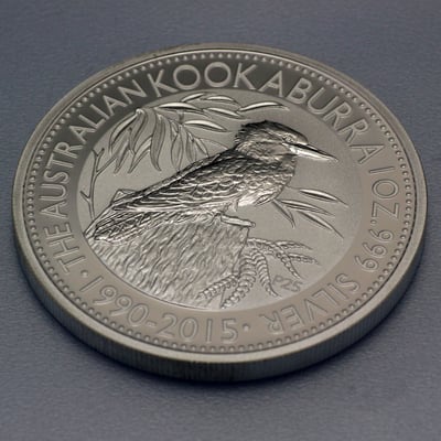 Silbermünze 1oz "Kookaburra" 2015 (Australien) - Miniaturansicht 3