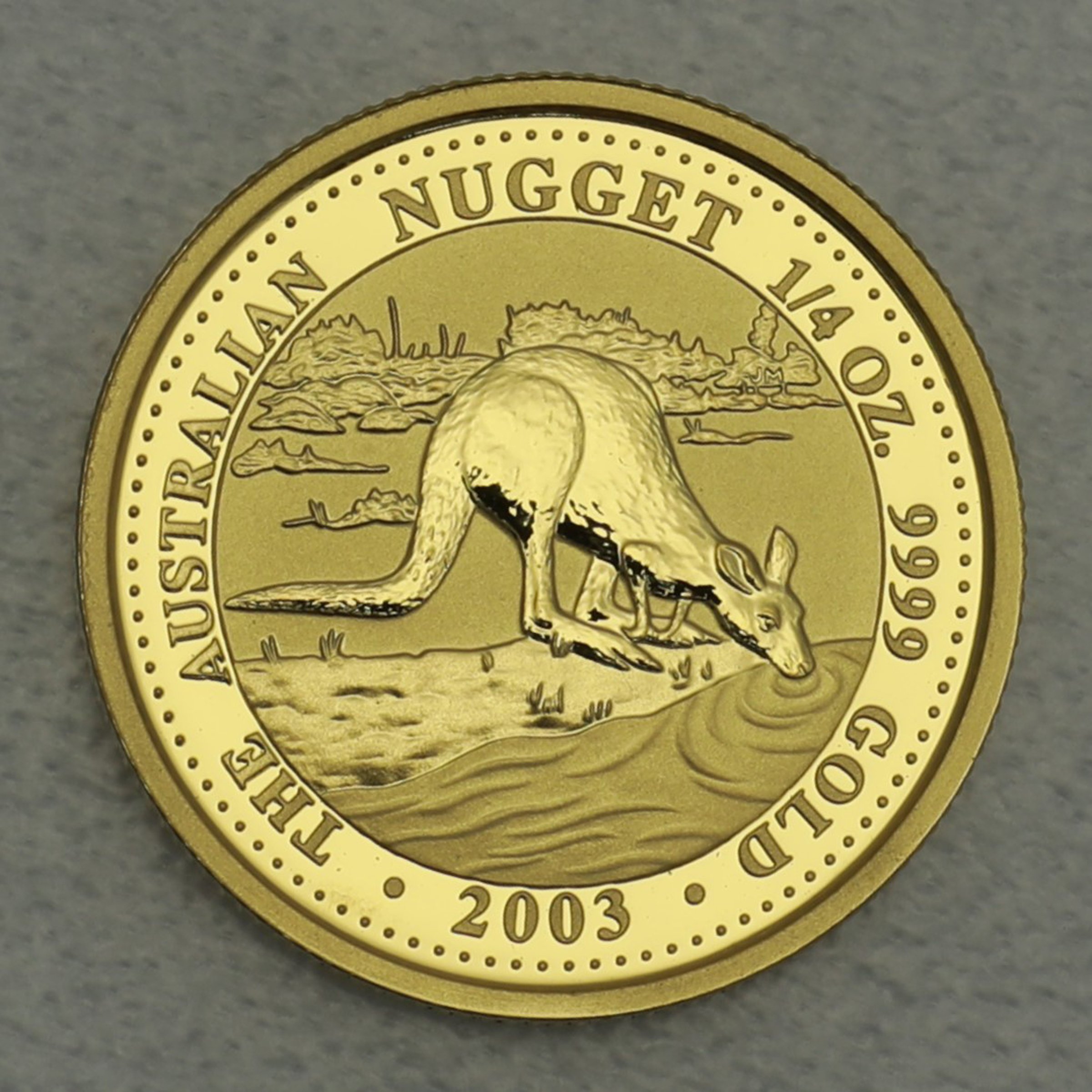 Goldmünze 1/4oz "Känguru" 2003 Australian Nugget (Australien) - Hauptansicht