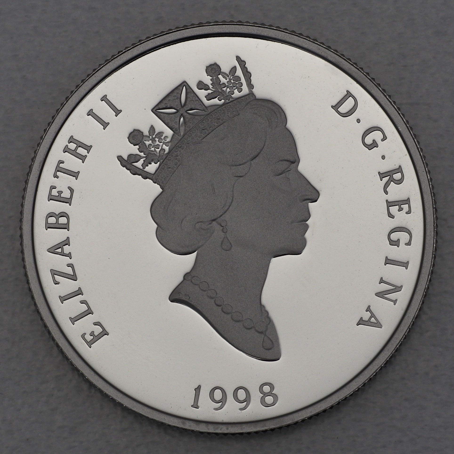 Platinmünze 1oz "Grey Wolf" 1998 Wildlife Canada (Kanada) - Detailansicht 1