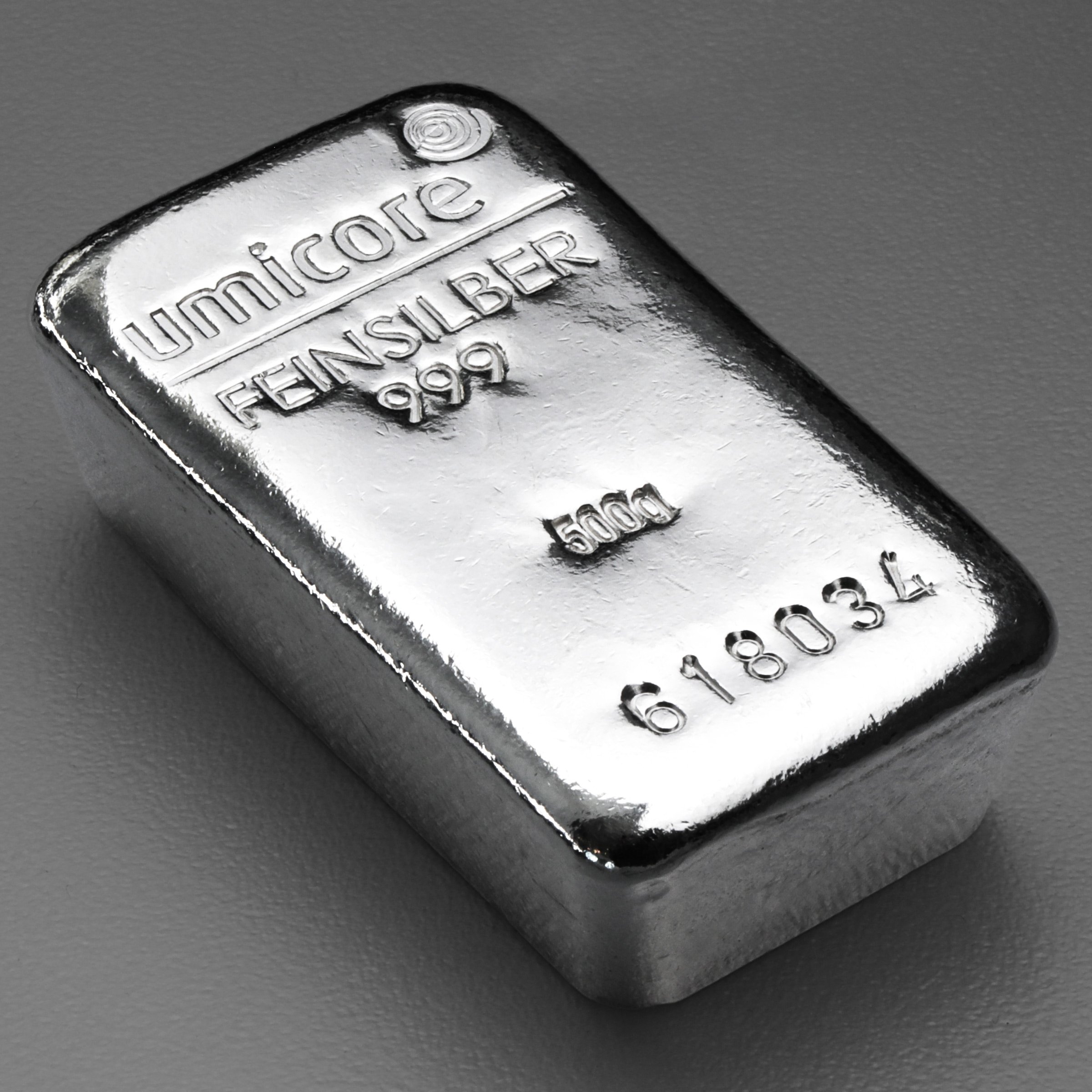 Silberbarren 500g UMICORE (Resale) - Detailansicht 2