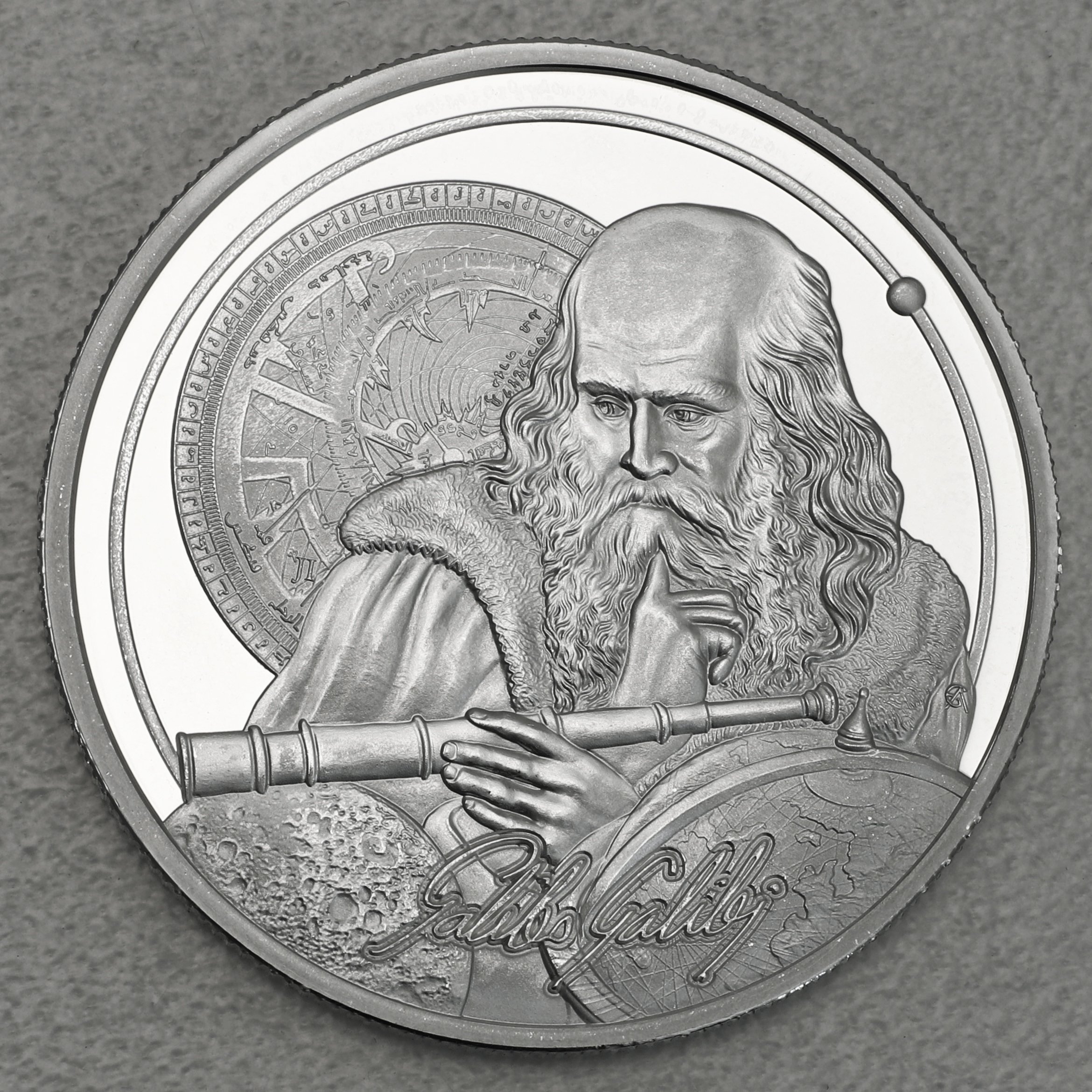 Silbermünze 1oz "Galileo" 2021 Icons of Inspiration (Niue) - Hauptansicht