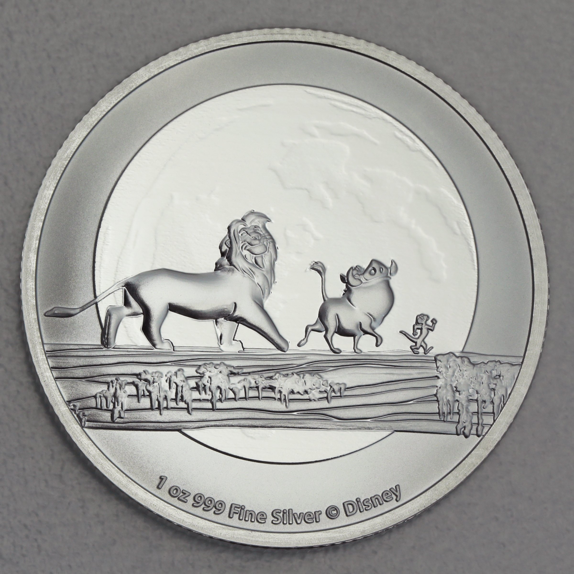 Silbermünze 1oz "Hakuna Matata" 2021 Disney s – Lion King (Niue) - Hauptansicht