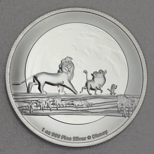 Silbermünze 1oz "Hakuna Matata" 2021 Disney s – Lion King (Niue) - Hauptansicht