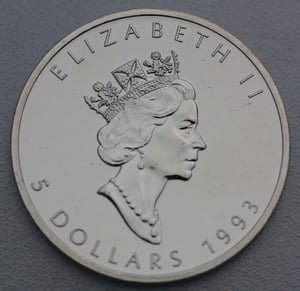 Silbermünze 1oz "Maple Leaf" verschiedene Jahrgänge 19% (Kanada) - Miniaturansicht 6