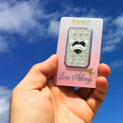 Silberbarren 1oz "Love Always" PAMP - Miniaturansicht 3