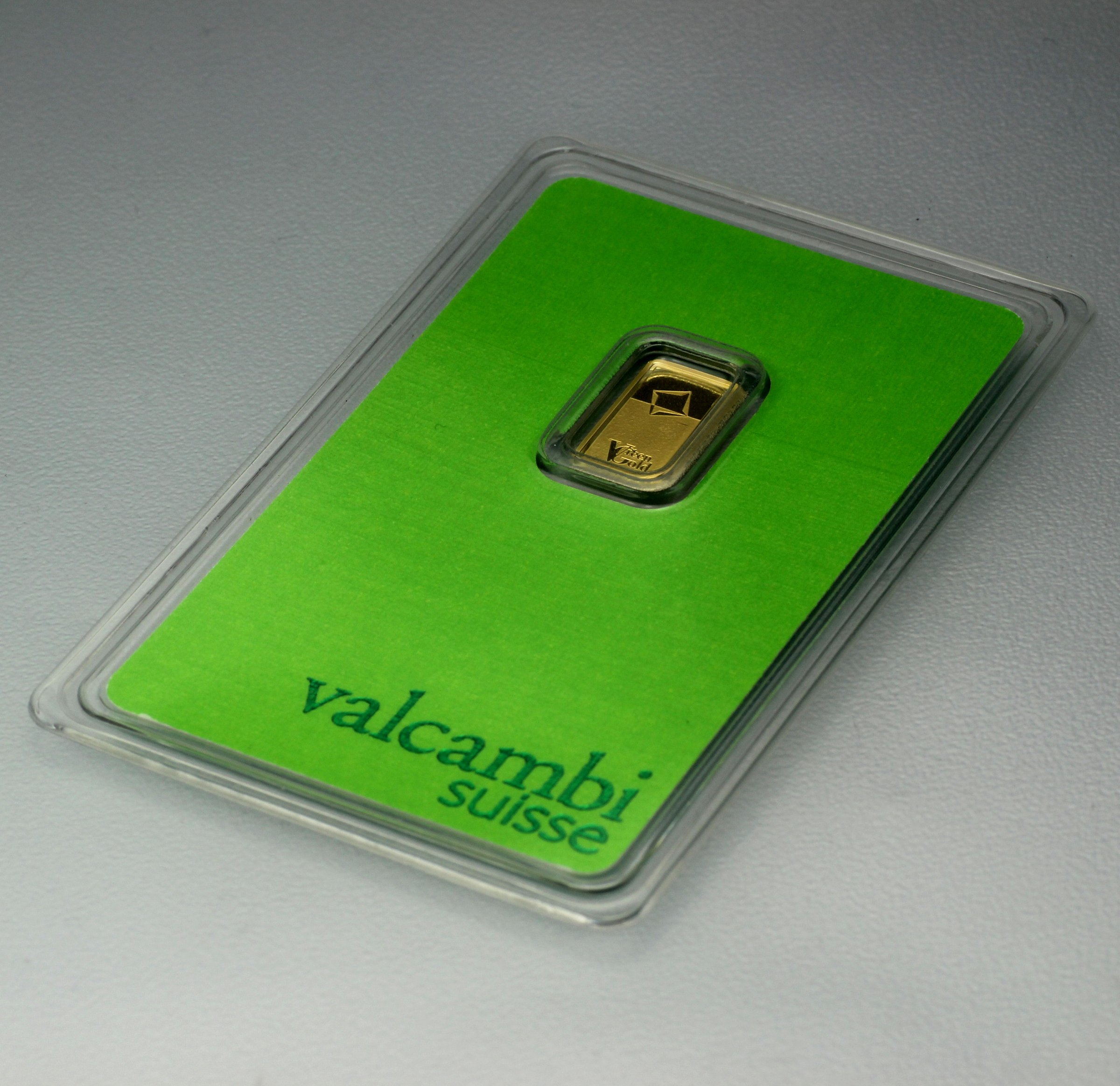 Goldbarren 1g "Green Gold" VALCAMBI (999,9 Au) - Detailansicht 4