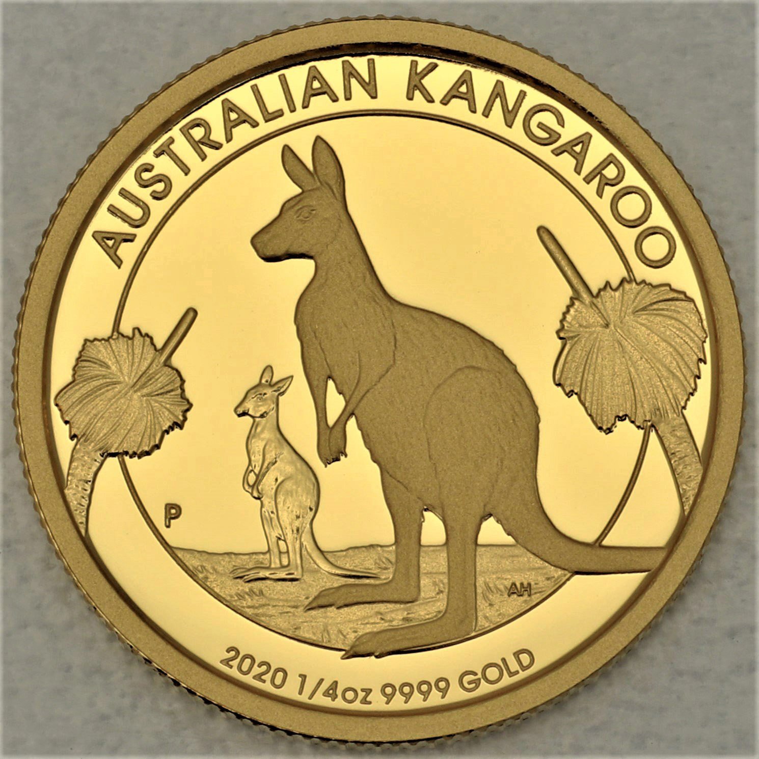Goldmünze 1/4oz "Känguru" 2020 (PP) (Australien) - Hauptansicht
