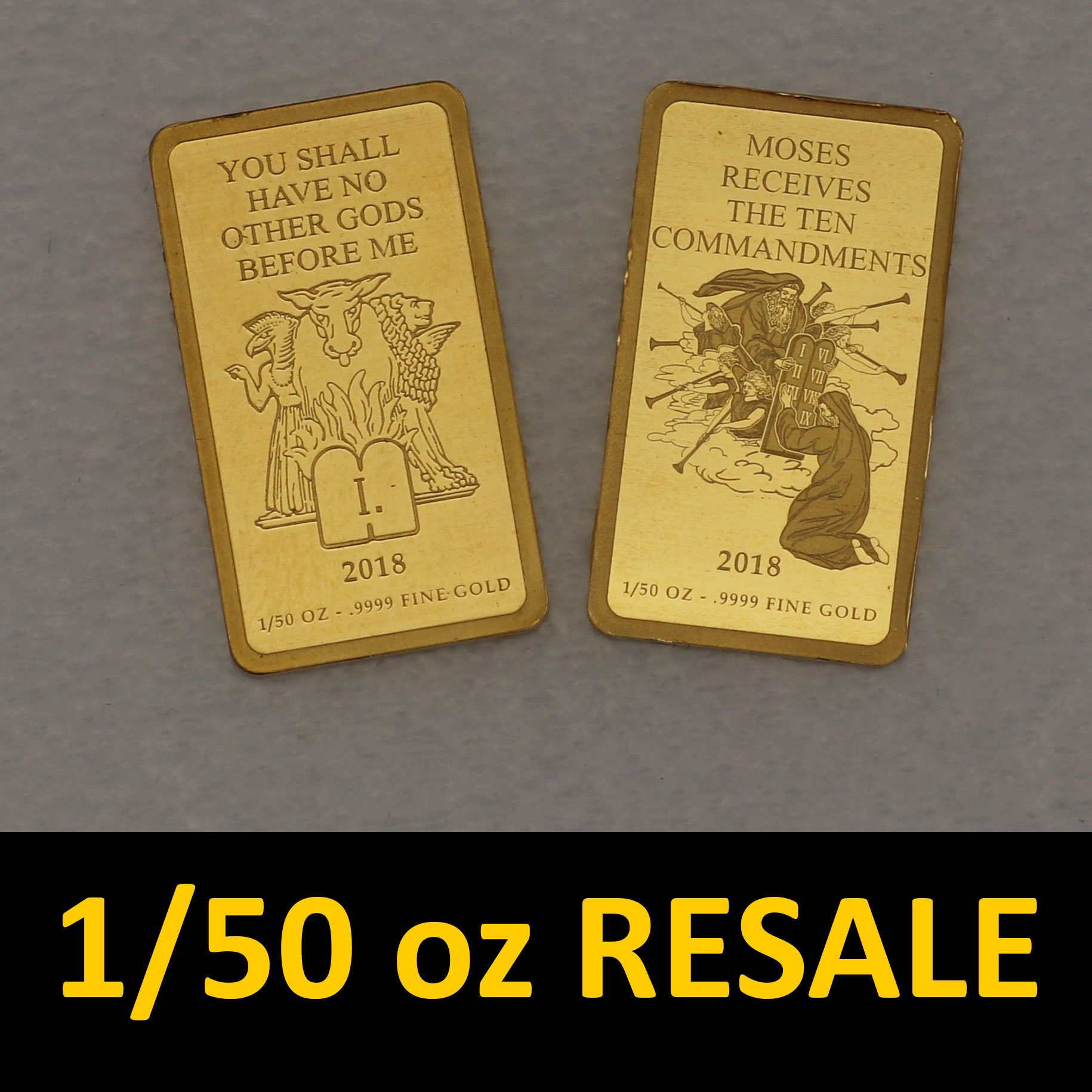 Goldbarren 1/50oz "Resale" (div. Hersteller) - Hauptansicht