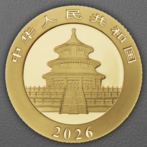 Goldmünze 3g "Panda" 2026 (China) - Miniaturansicht 2