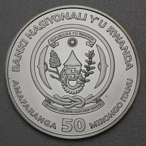 Silbermünze 1oz "Giraffe" 2018 African Ounce (Ruanda) - Miniaturansicht 2