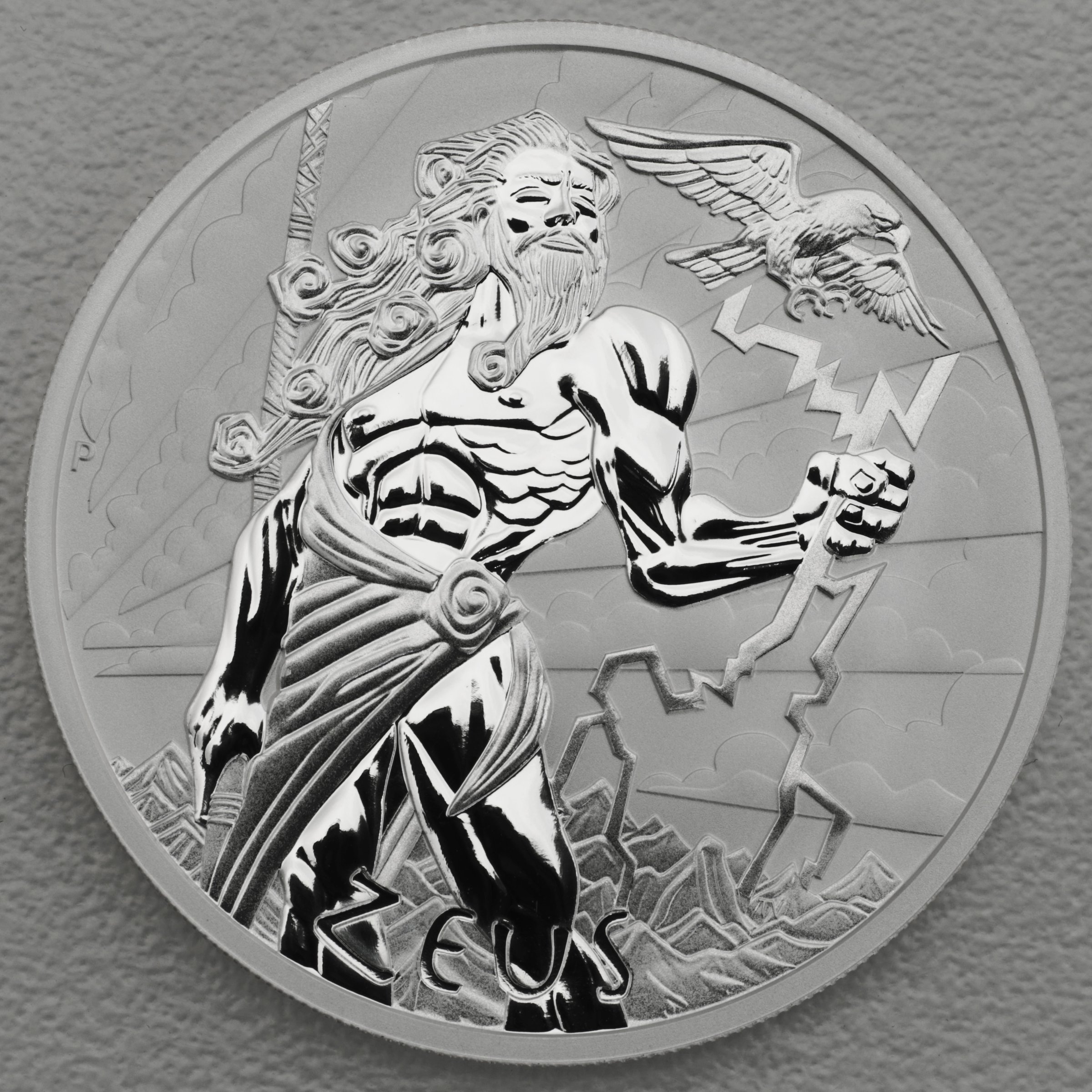 Silbermünze 1oz "Zeus" 2020 Gods of Olympus (Tuvalu) - Hauptansicht