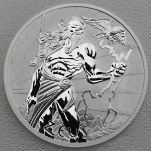 Silbermünze 1oz "Zeus" 2020 Gods of Olympus (Tuvalu) - Hauptansicht
