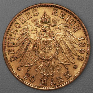 Goldmünze 20 Mark "Wilhelm II." 1898-A J.252 (Preußen) - Miniaturansicht 2