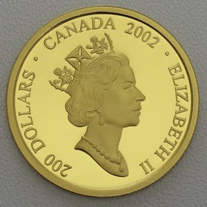 Goldmünze 200 Dollar "The Jack Pine" 2002 (Kanada) - Miniaturansicht 2