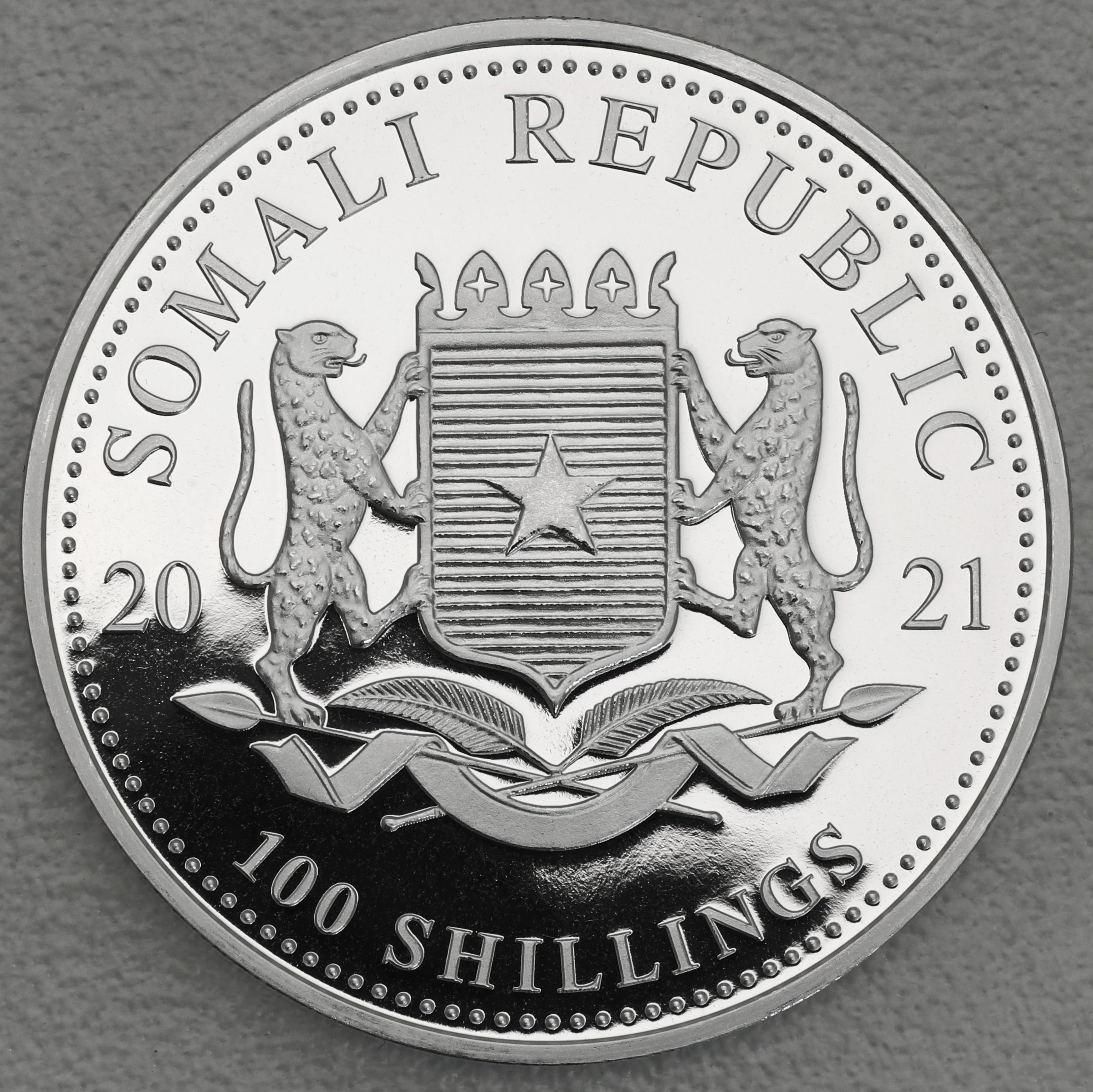 Silbermünze 1oz "Elefant" 2021 African Wildlife (Somalia) - Detailansicht 1