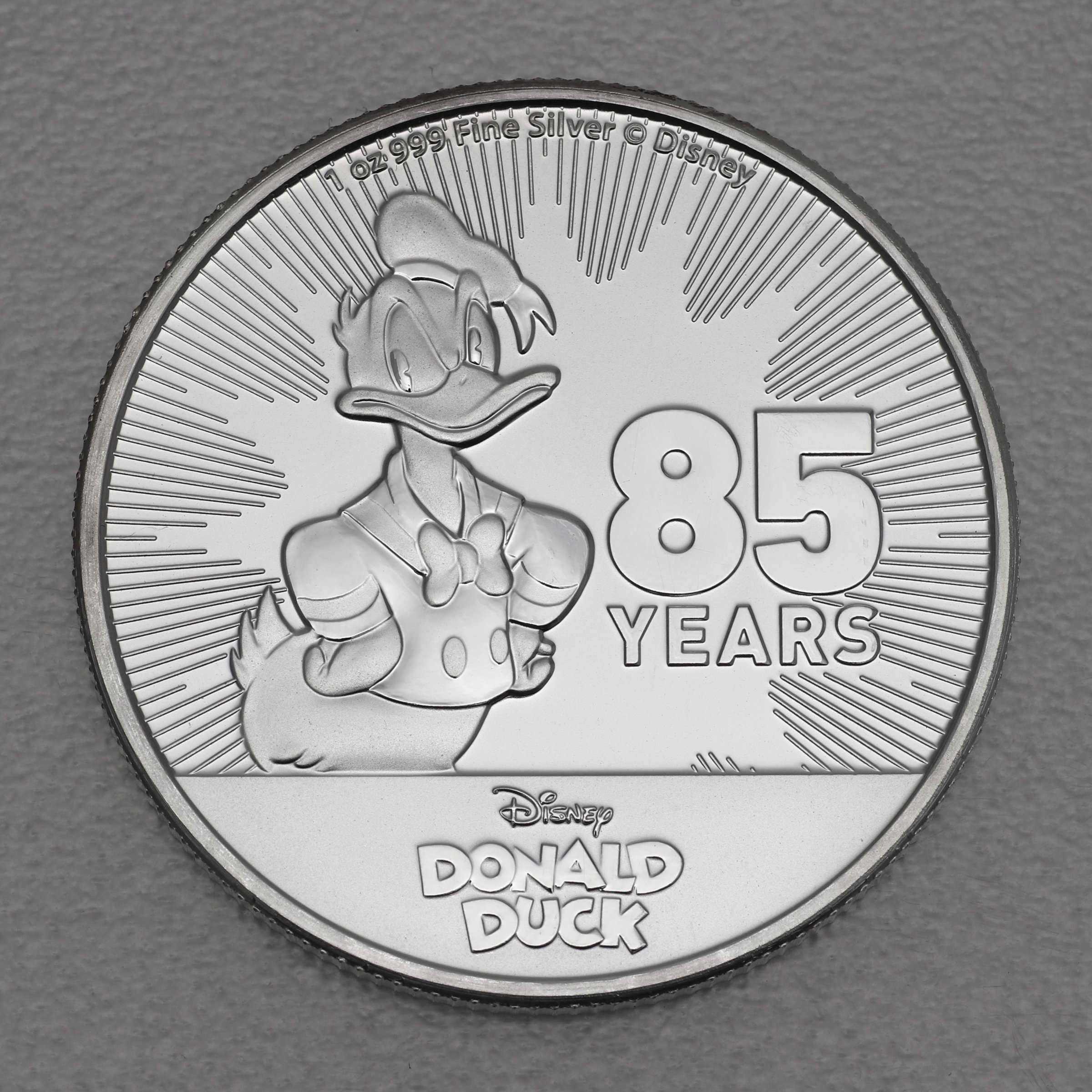 Silbermünze 1oz "Donald Duck" 2019 Disney – 85 Years (Niue) - Hauptansicht