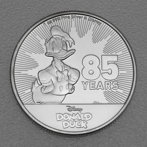 Silbermünze 1oz "Donald Duck" 2019 Disney – 85 Years (Niue) - Miniaturansicht 1
