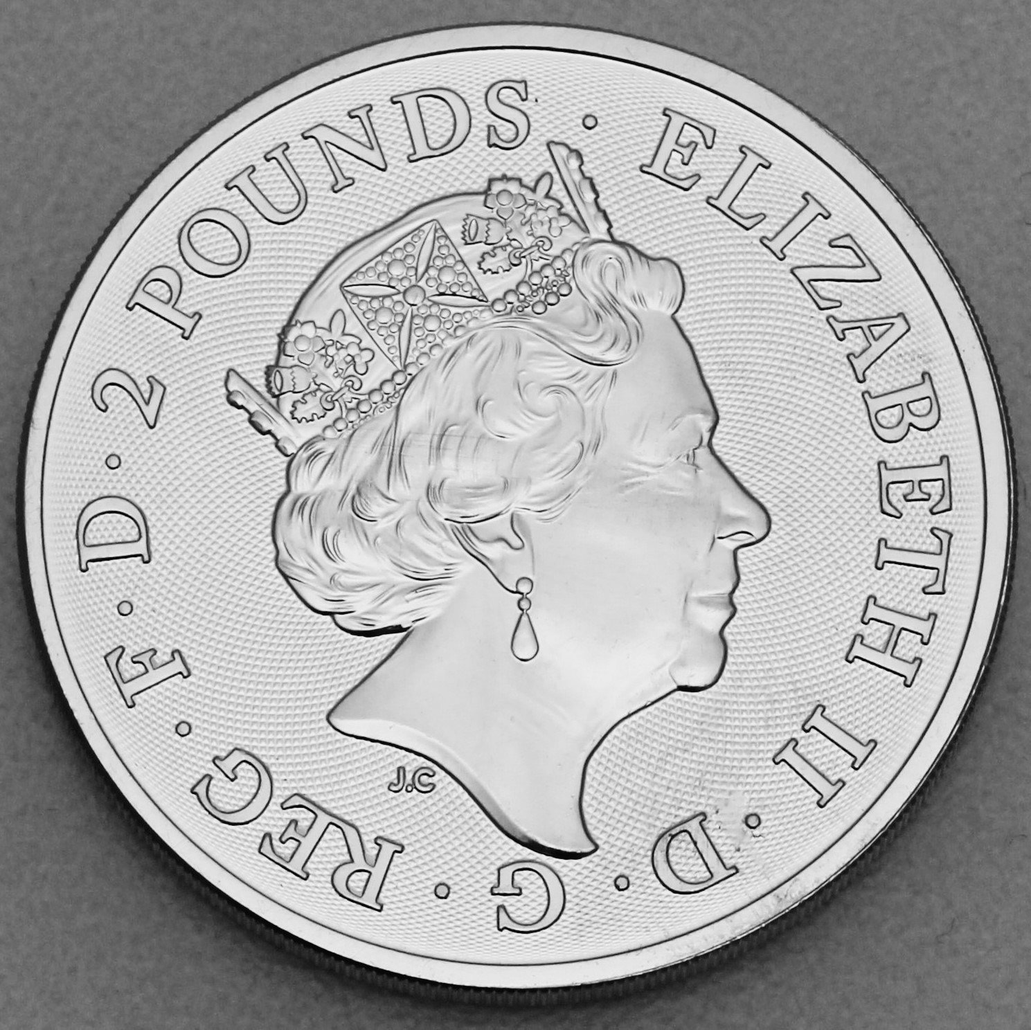 Silbermünze 1oz "Hund" 2018 Lunar – Year of the Dog (Großbritannien) - Detailansicht 1