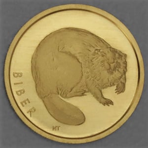 Goldmünze 20 Euro "Biber" 2024 Rückkehr der Wildtiere (Deutschland) - Hauptansicht