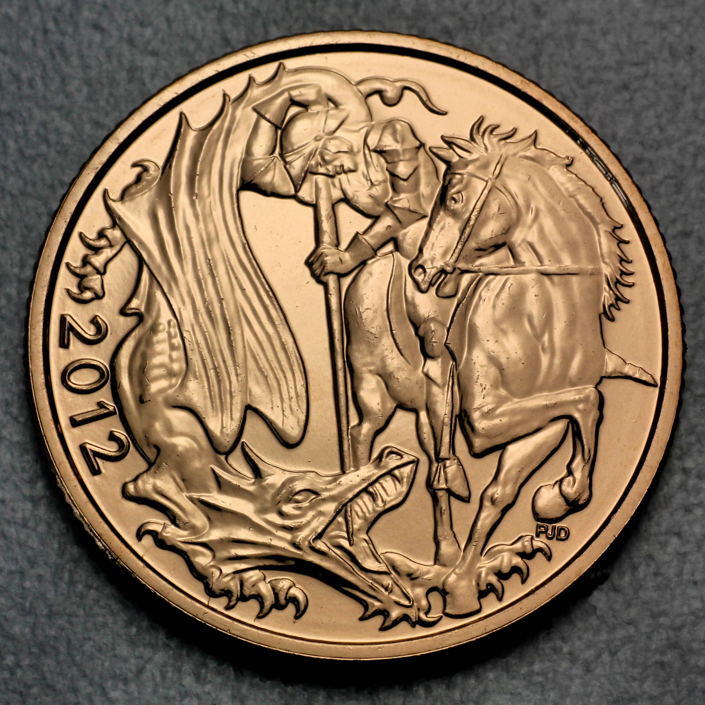 Goldmünze 1/2 Sovereign "Elizabeth II." 2012 Diamant-Jubiläum (Großbritannien) - Hauptansicht