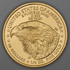 Goldmünze 1/4oz "American Eagle" aktueller Jahrgang (USA) - Hauptansicht