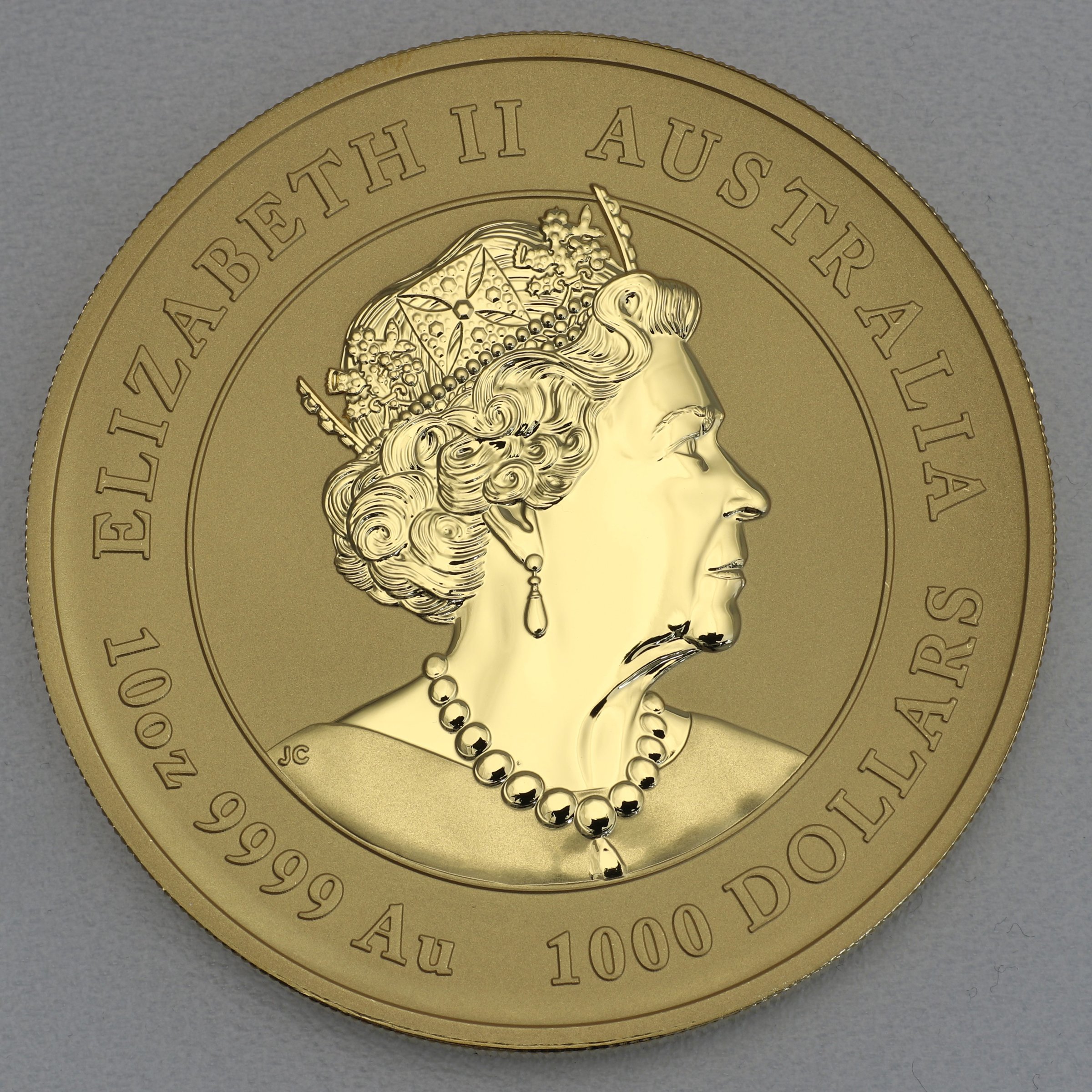 Goldmünze 10oz "Ochse" 2021 Lunar III – Year of the Ox (Australien) - Detailansicht 1
