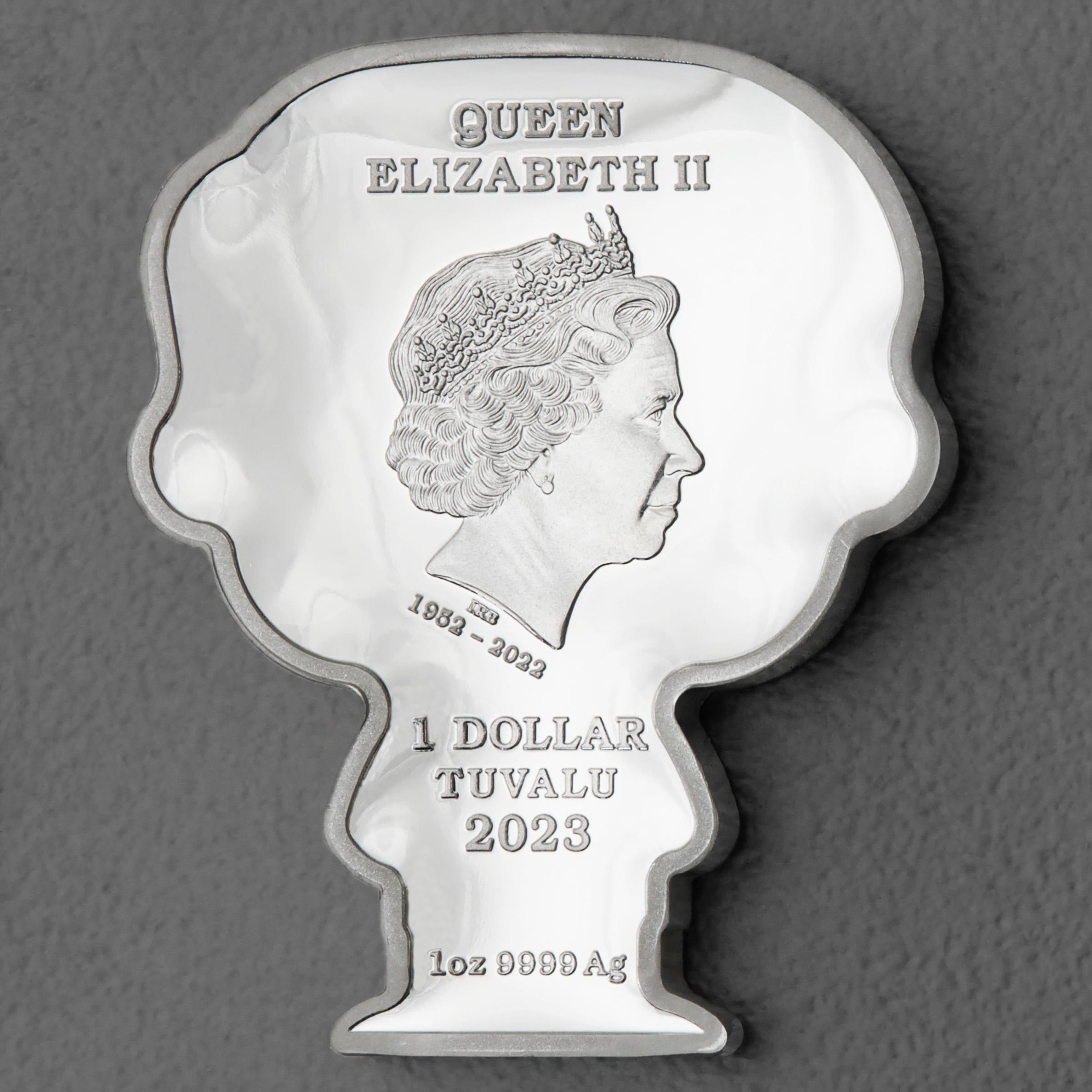 Silbermünze 1oz "James Bond" 2023 (koloriert) Minted Mini James Bond (Tuvalu) - Detailansicht 1