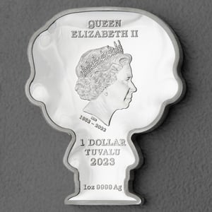 Silbermünze 1oz "James Bond" 2023 (koloriert) Minted Mini James Bond (Tuvalu) - Miniaturansicht 2