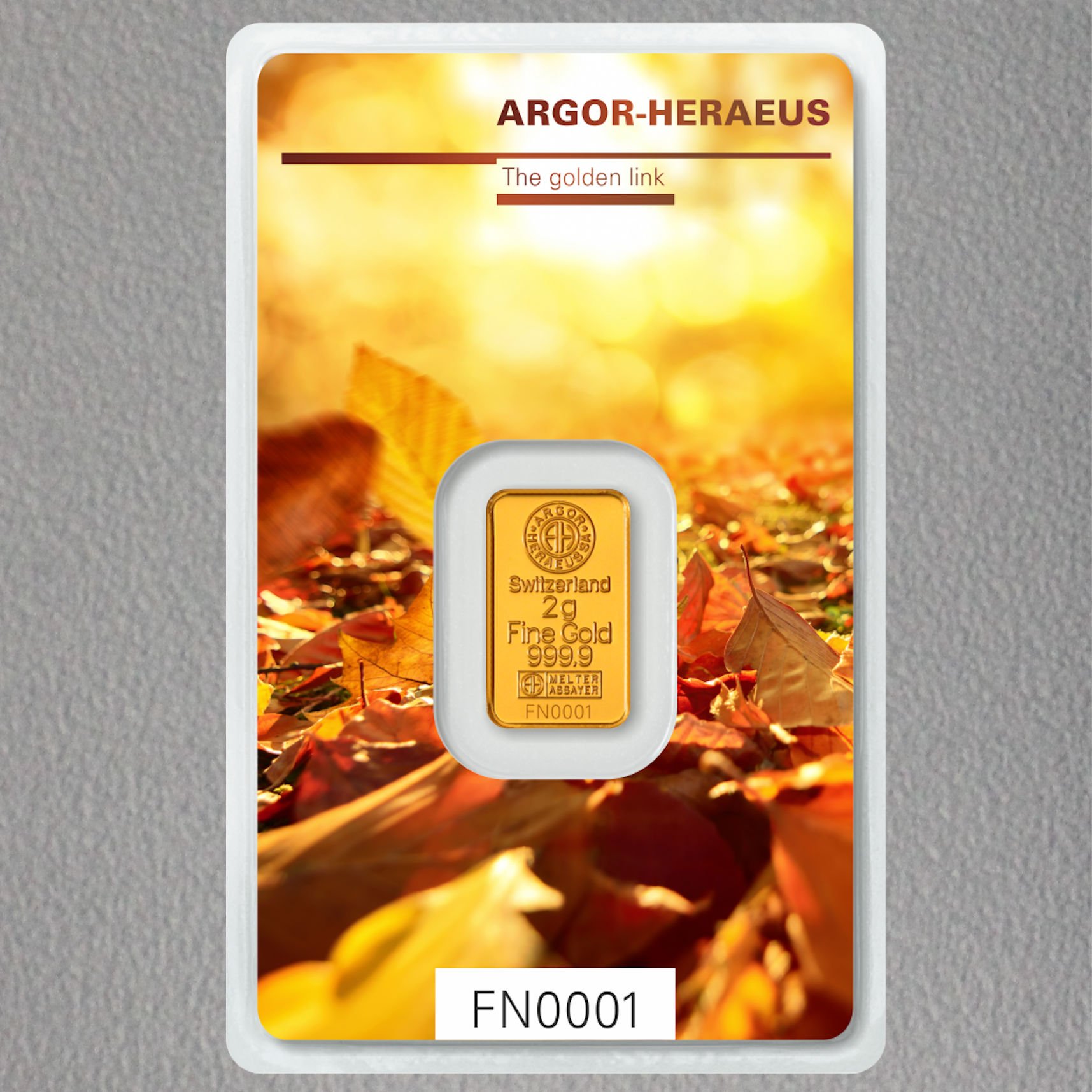 Goldbarren (4x 2g) "Following Nature" ARGOR - Detailansicht 1