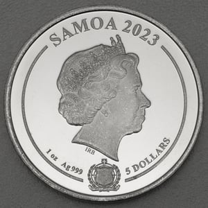 Silbermünze 1oz "Batman" 2023 DC Comics diff. (Samoa) - Miniaturansicht 2
