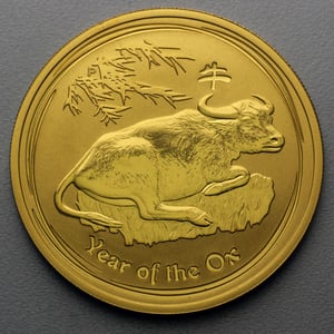 Goldmünze 1/2oz "Ochse" 2009 Lunar II – Year of the Ox (Australien) - Hauptansicht