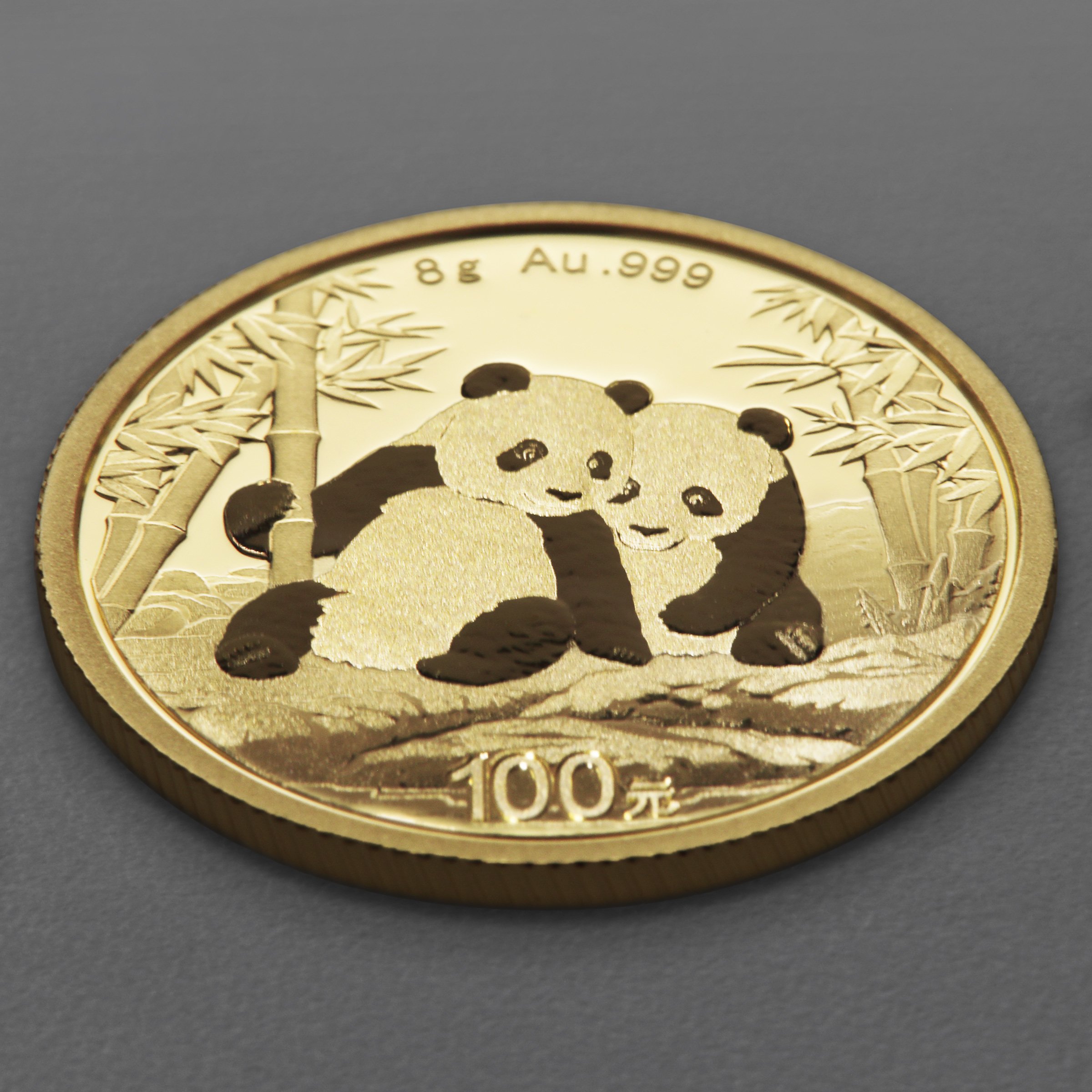 Goldmünze 8g "Panda" 2026 (China) - Detailansicht 2