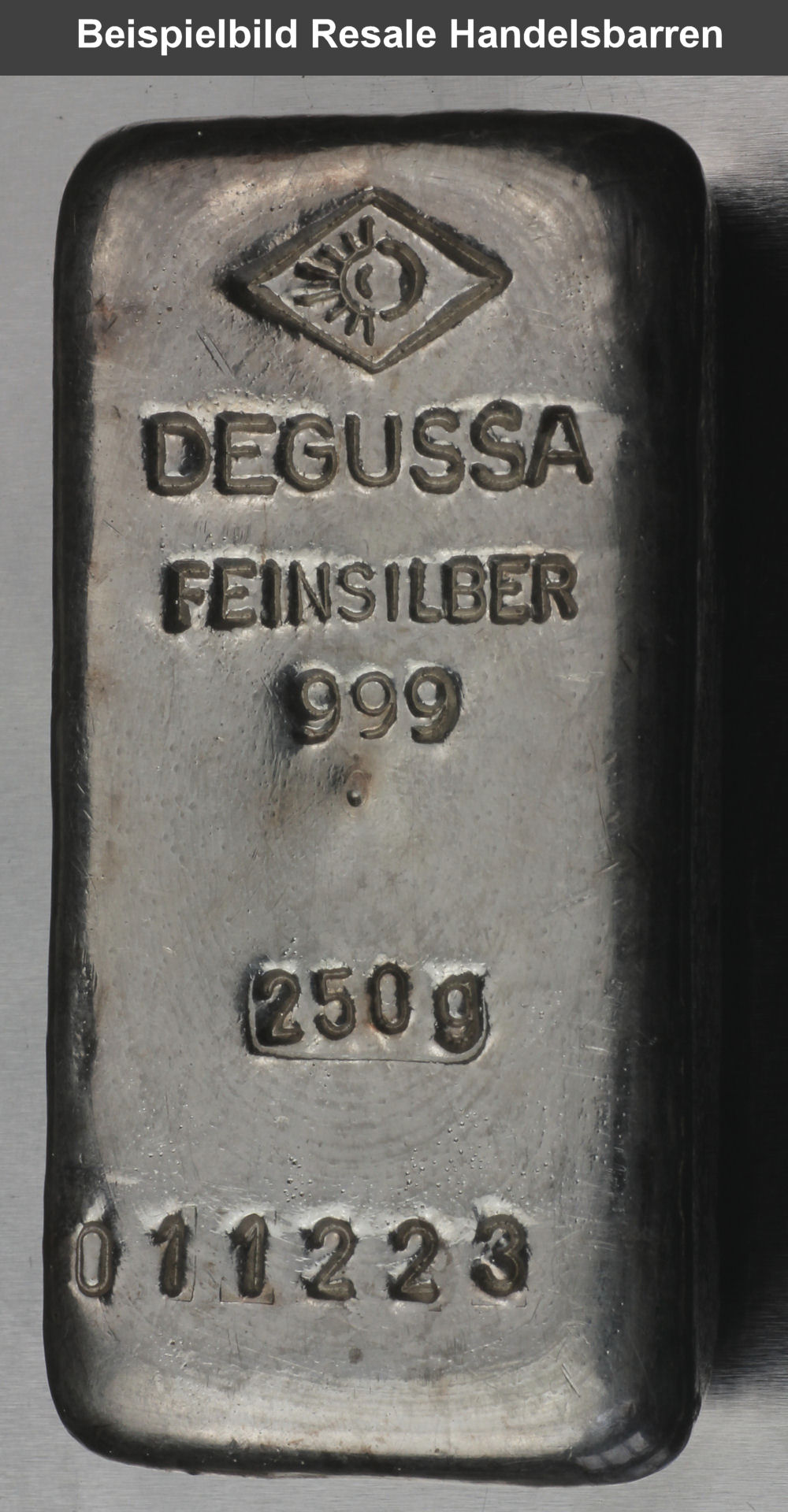 Silberbarren 250g (Resale) - Detailansicht 3