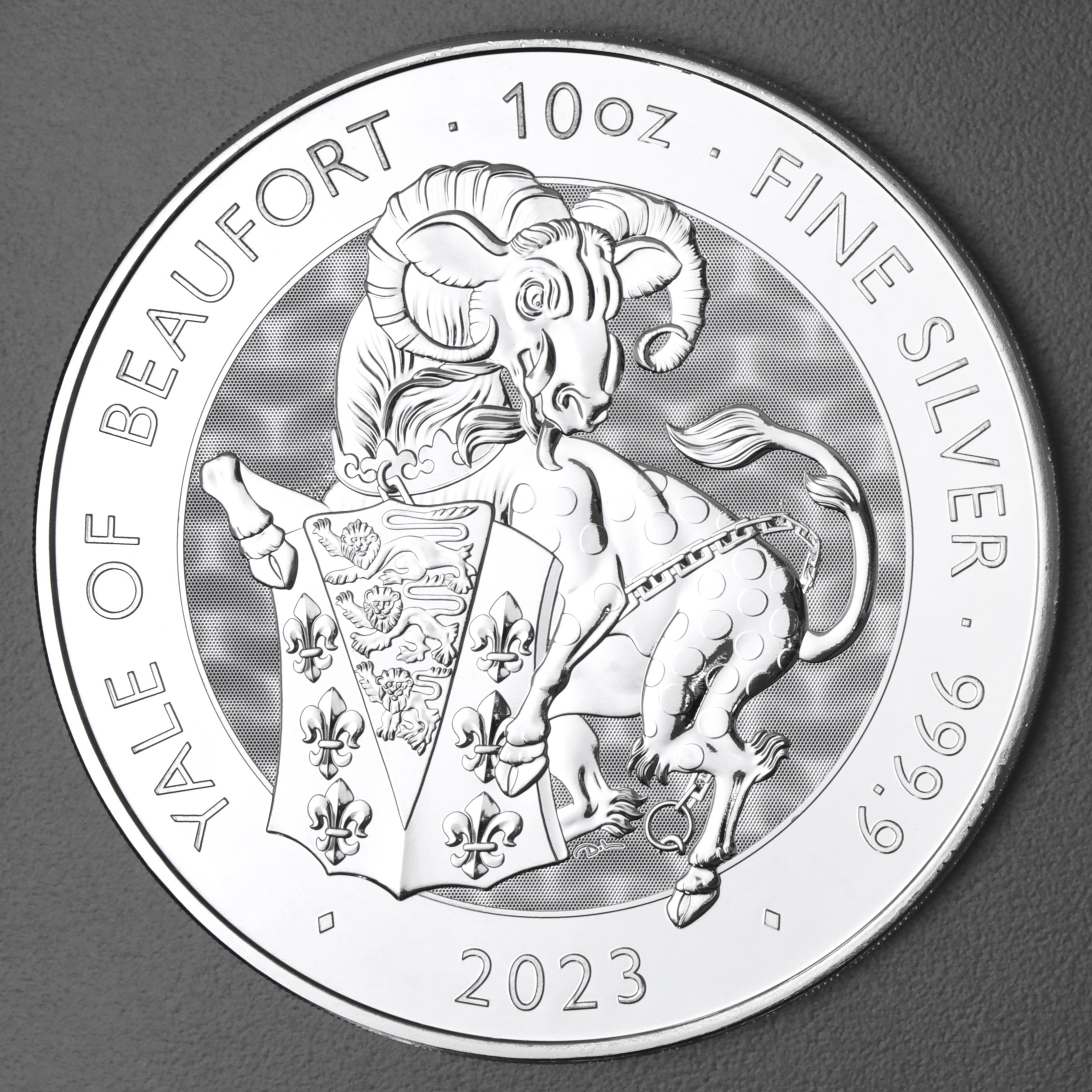 Silbermünze 10oz "Yale of Beaufort" 2023 Royal Tudor Beasts diff. (Großbritannien) - Hauptansicht