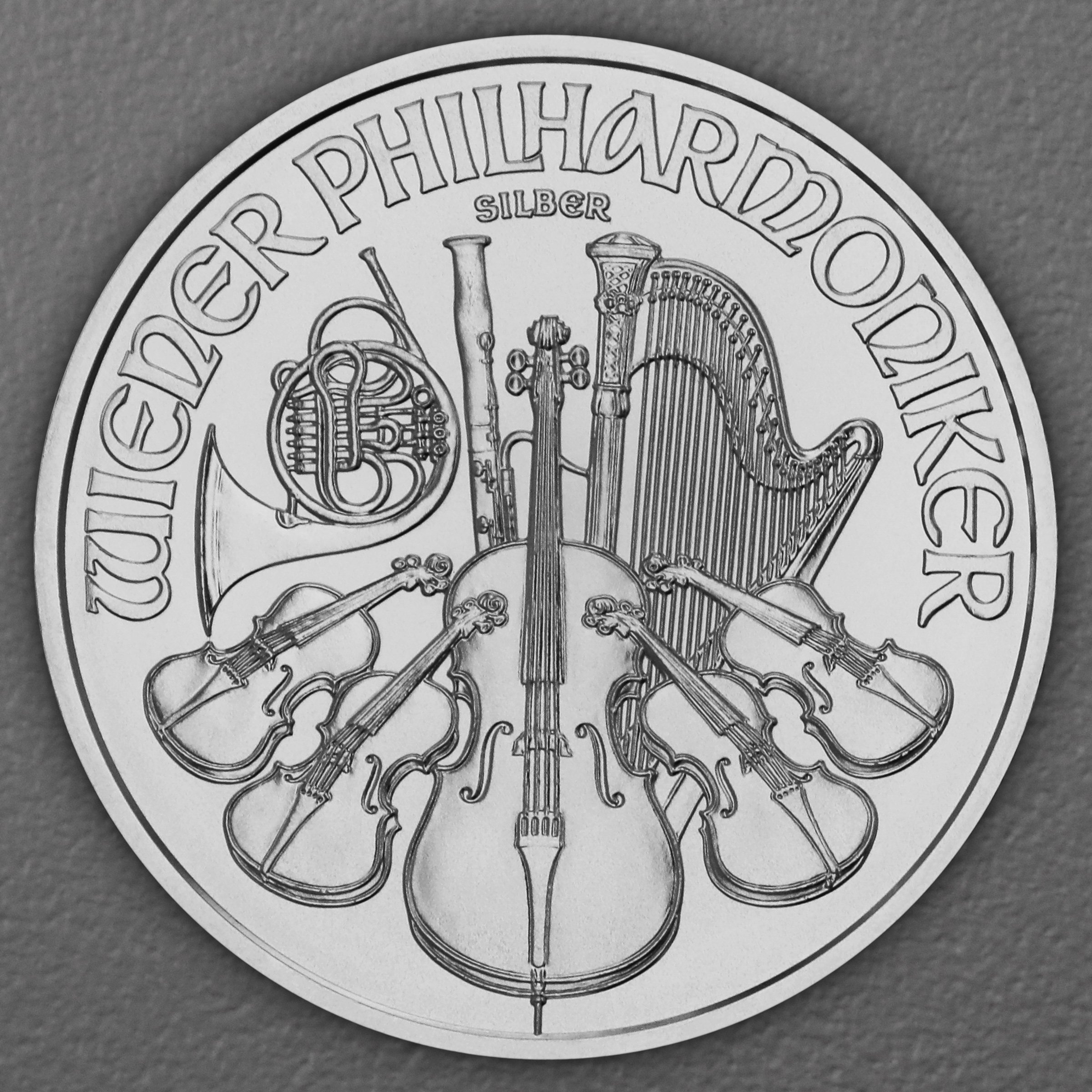 Silbermünze 1oz "Wiener Philharmoniker" aktueller Jahrgang 19% (Österreich) - Hauptansicht