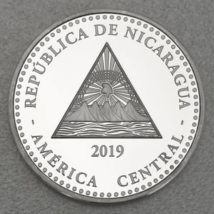 Silbermünze 1oz "Paslama Schildkröte" 2019 (Nicaragua) - Miniaturansicht 2